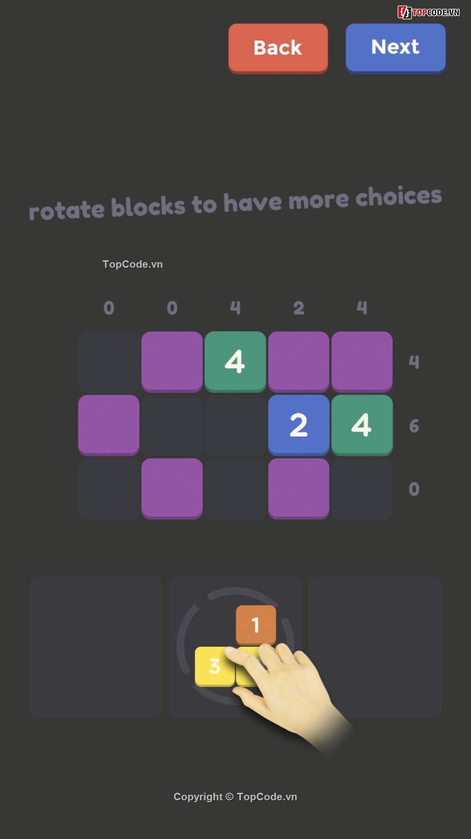 game puzzle,number game,mã nguồn puzzle game,game 2048,source code game 2048,code game 2048